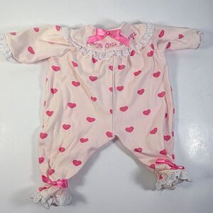Vintage Danbury Mint Itty Bitty Betty Baby Boop Doll Clothes Heart Sleeper Pink